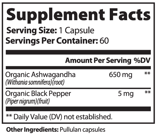 SereneWarrior Ashwagandha Capsules