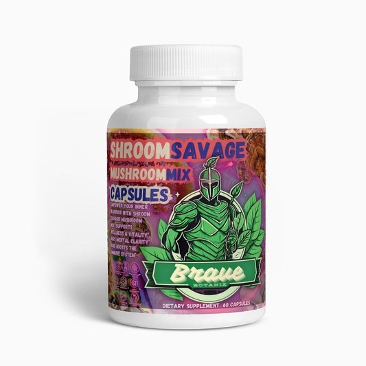 Cápsulas de mezcla de hongos Shroom Savage