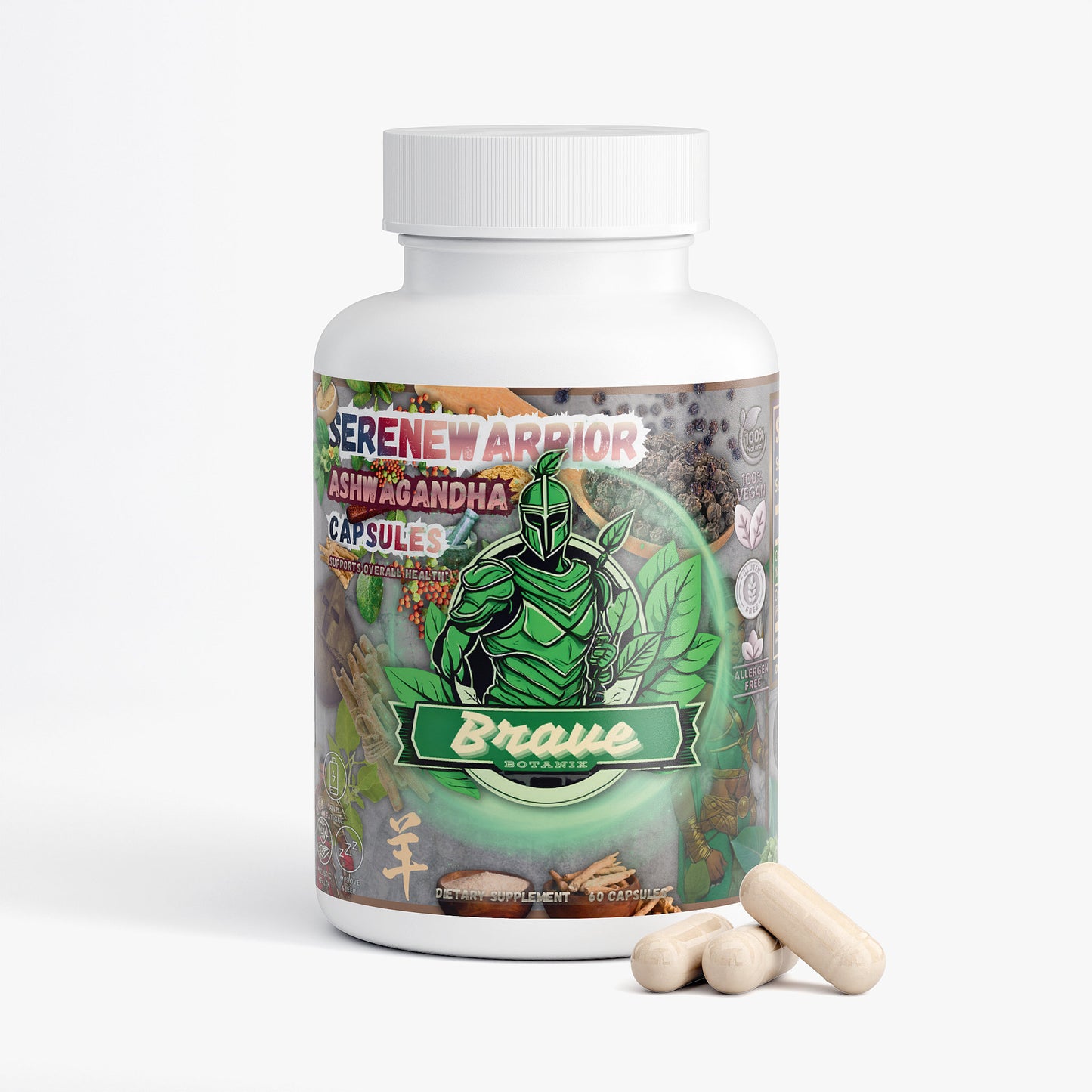 SereneWarrior Ashwagandha Capsules