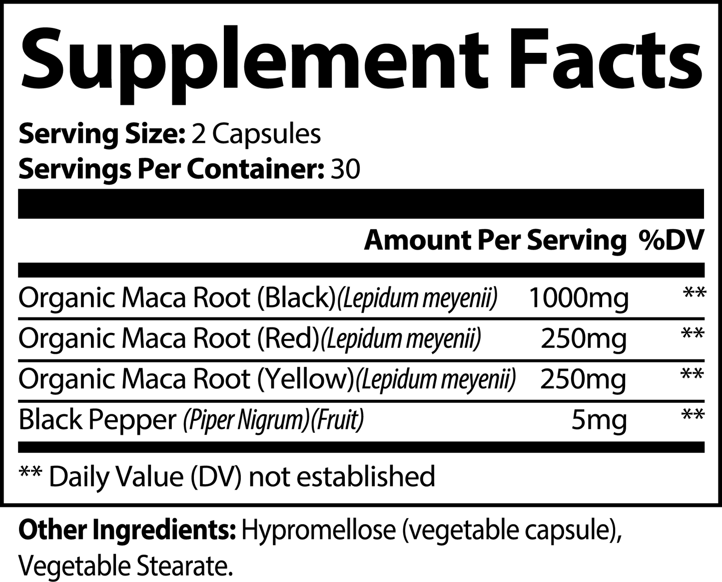 Maca Max Capsules