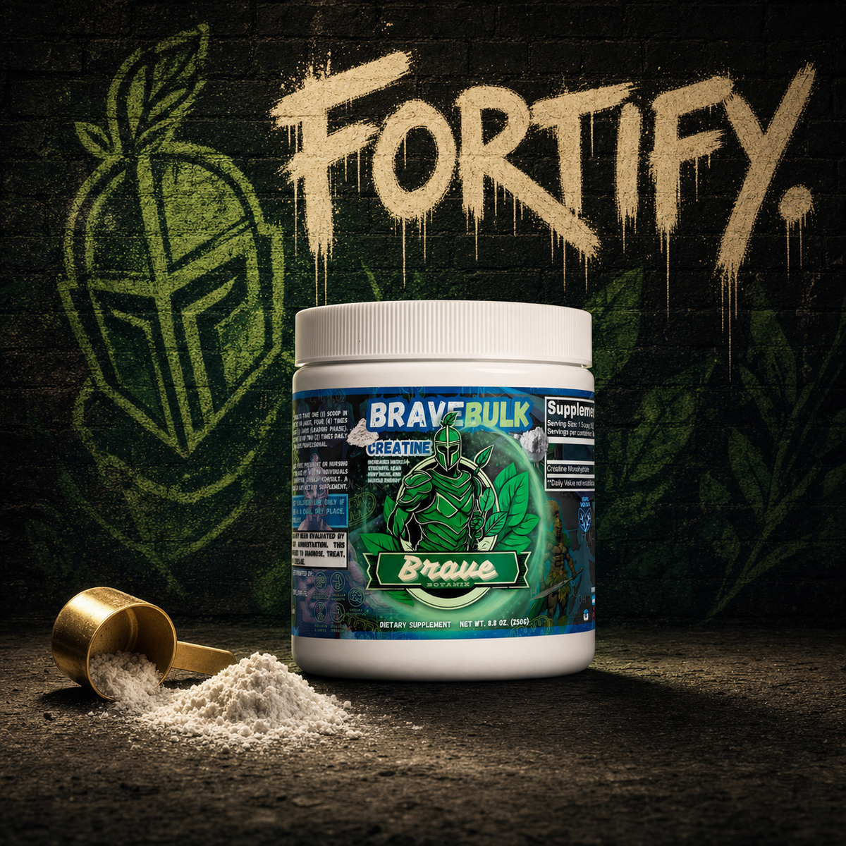 Best Botanix Bundle Chocolate — Brave Bulk Creatine tub, FORTIFY