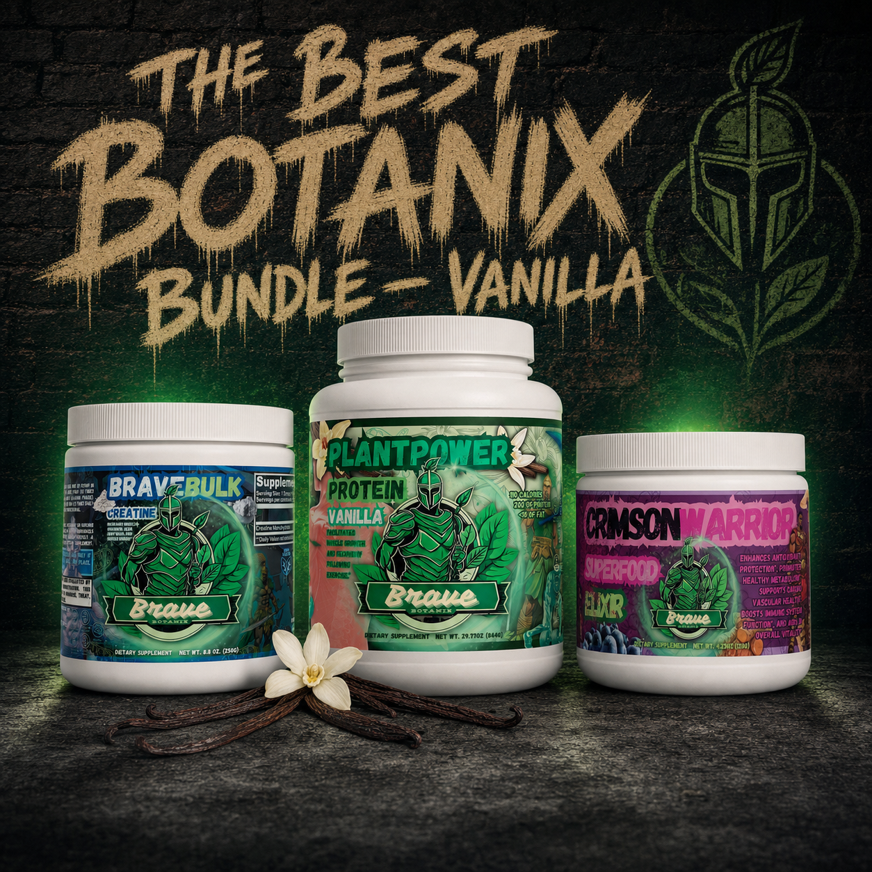 Best Botanix Bundle Vanilla — 3-tub hero graffiti wall