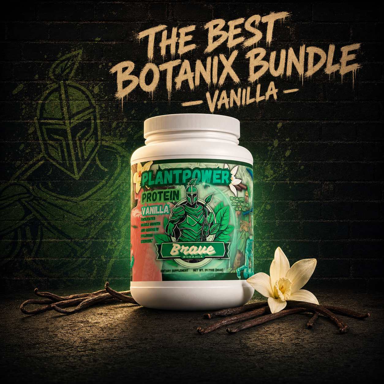 Best Botanix Bundle Vanilla — Plant Power Protein Vanilla tub