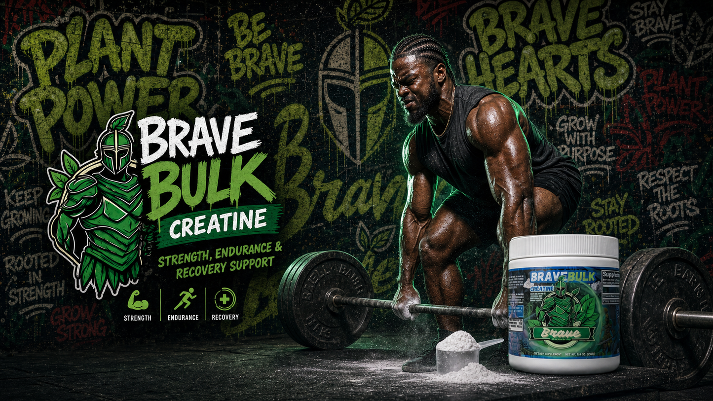BraveBulk Creatine graffiti mural lifestyle photo