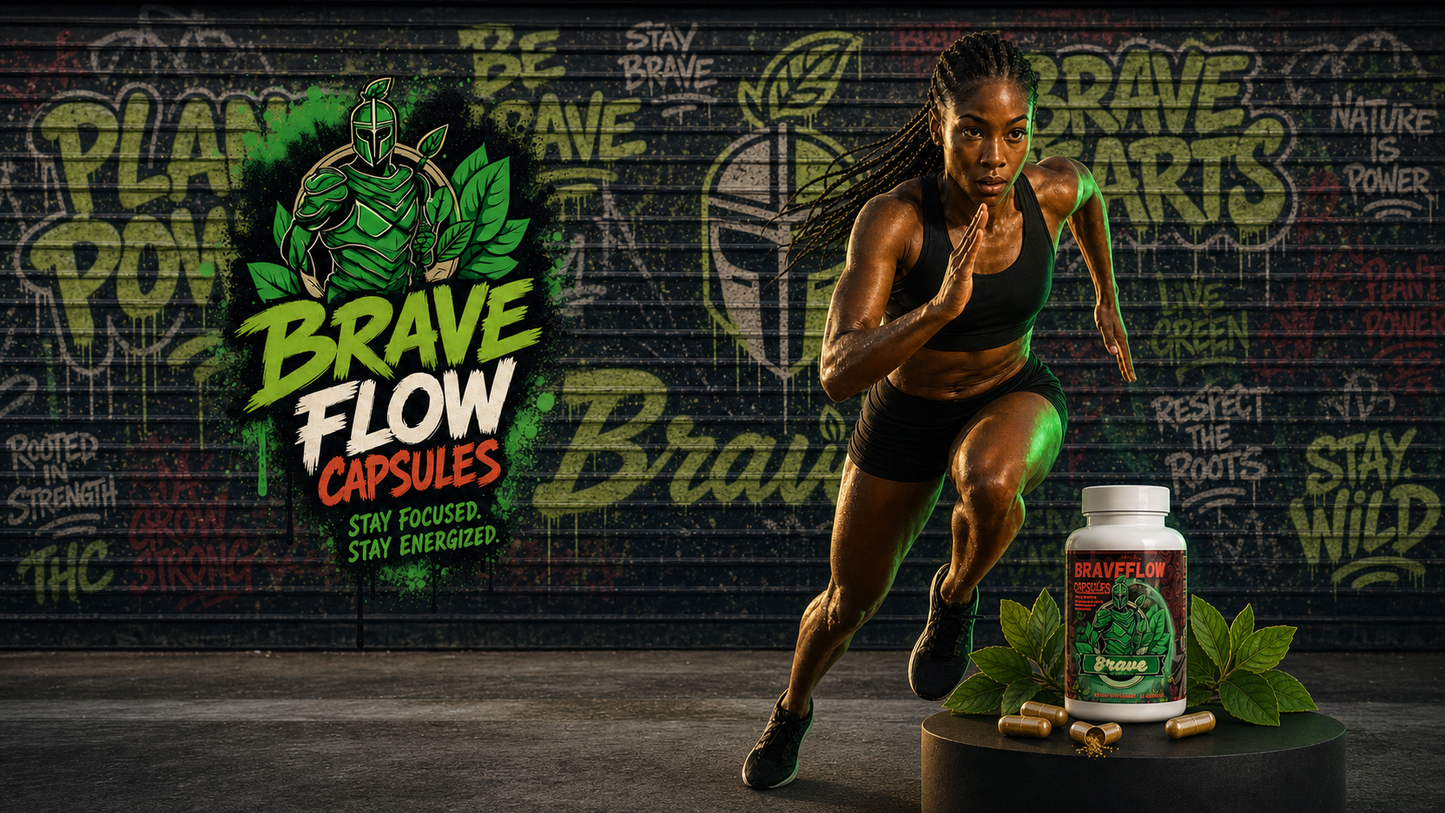 Brave Flow Capsules graffiti mural lifestyle photo