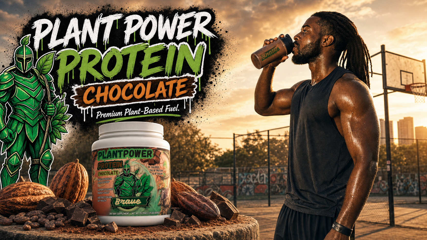 Plant Power Protein Chocolate - Premium Plant-Based Fuel